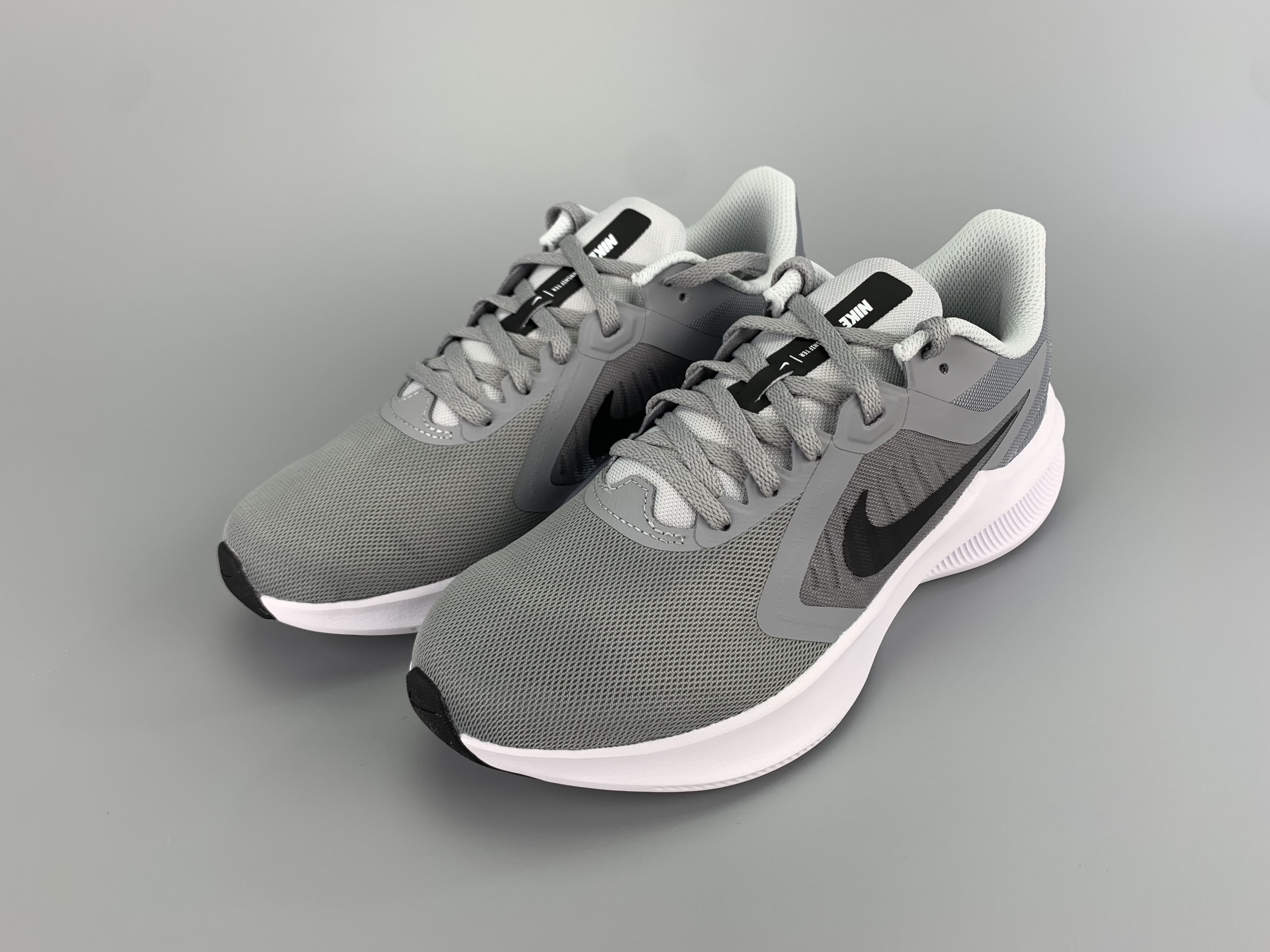 Nike Air Zoom Pegasus 10 Wolf Grey Black White Shoes